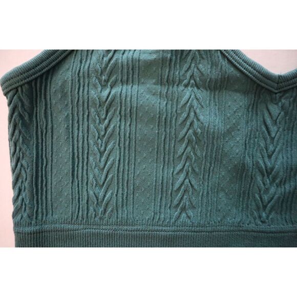 Old Navy 486945-01-1 Women's Sz M Mossy Gate Green Seamless Longline Bralette - Picture 4 of 4